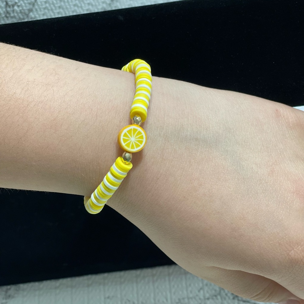 New Fruit Theme Clay Bracelets